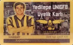 YEDİTEPE ÜNİVERSİTESİ LEFTER PORTRELİ ÜYELİK KARTI            DİKKAT KOLEKSİYON AMAÇLI ÜRÜN KULLANILAMAZ!