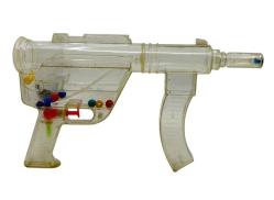 1990's Türk Malı Ali Mannas Plâstik Oyuncak Su Tabancası (Sıfır Ürün)