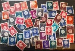 LOT.9 » HOLLANDA KRALİÇE PULLARI DAMGALI MTORBA4