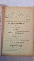 TÜRK DİLİ, AYLIK DİL VE YAZIN DERGİSİ -  1 MART 1974 SAYI: 270 ÖMER ASIM AKSOY: CUMHURİYET ÇAĞI TÜRKÇESİ III - CEVDET KUDRET: MOLLA KASIM'IN ŞİİR TAHLİLLERİ - FAZIL HÜSNÜ DAĞLARCA: ÇOCUK BALIKLAR / OVA ÇOCUK - NECATİ CUMALI: GAR - TAHSİN SARAÇ: ÜÇER İKİLİK YA DA ÇATAL SEVGİ DÖNEMECİ - ALİ YÜCE: DOĞA KIZI - MUZAFFER HACIHASANOĞLU: BURSA - ABDÜLKADİR BULUT: ŞİİRLER - HALİL KOCAGÖZ: UZAY DÖNÜŞÜ - İSMET KEMAL KARADAYI: DEVİNGEN - İSMAİL GENÇTÜRK: VEYSEL'DİR O - SEYFETTİN BAŞÇILLAR: ESKİ BİR ŞAFAKÇI - MUZAFFER BUYRUKÇU: GÜNLÜK - BURHAN ARPAD: BAY ALİ ŞENGÖNÜL'ÜN ALTINCI KARISI - BİLGE KARASU: GÖÇMÜŞ KEDİLER BAHÇESİ - TALAT TEKİN: EN HAKİKİ MÜRŞİT İLİMDİR - CAHİT ÖZTELLİ: DEDEM KORKUT - MUZAFFER UYGUNER: 50 YILIN TÜRK TİYATROS -  76 SAYFA