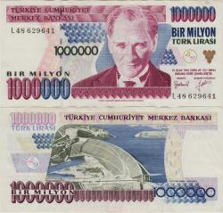 7. EMİSYON 2. TERTİP 1.000.000 LİRA L48 ÇÇT.