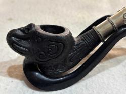 seramik ve metalden  pipo