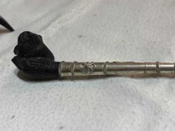 seramik ve metalden  pipo