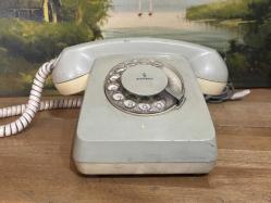 Antika Siemens masaüstü çevirmeli telefon