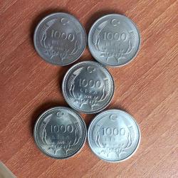 1990  1991  1992  1993 1994  YILLARI 100.000 TL ÇİL