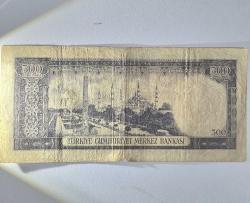 500 Türk Lirası  5 Emisyon  4 Tertip 1968 Yılı  Beşyüz TL,si