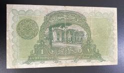 1.EMİSYON 1 LİRA (LİVRE) 1.TERTİP ORİJİNAL KAĞIT PARA SERİE 36 ÇOK TEMİZ ÇOK NADİR