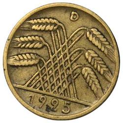 Almanya 10 Pfennig 1925 D ÇÇT(RESİMDEKİ ÜRÜN GÖNDERİLECEKTİR)
