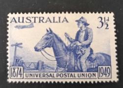 Avustralya 1949 UPU tek pul tam seri_ damgasız