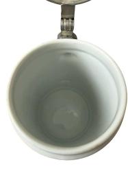 Zin Kapaklı Damgalı Alman Bavyera Bira Bardağı TANKART