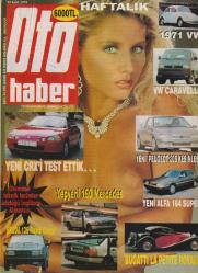 OTOHABER   23 EYLÜL 1992 - SAYI: 44  YENİ HONDA CRX'İ TEST ETTİK   -   HAFTALIK ESKİ OTOMOBİL DERGİLERİ