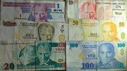 LOT.6 » 100 YTL - 1 YTL Yerli Kağıt Para Seti Karışık Kondüsyon