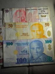 100 YTL - 1 YTL Yerli Kağıt Para Seti Karışık Kondüsyon