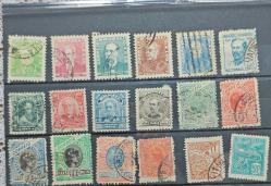 Klasik Avrupa ve Güney Amerika Pul Koleksiyonu - 5 Sayfa (Lot) Zengin İçerikli Karma