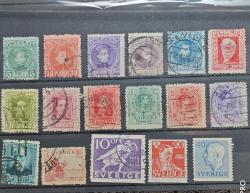 Klasik Avrupa ve Güney Amerika Pul Koleksiyonu - 5 Sayfa (Lot) Zengin İçerikli Karma