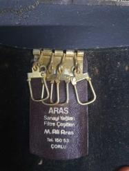 VİNTAGE 2 ADET DERİ ANAHTARLIK