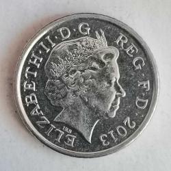 İNGİLTERE  2013  5 PENCE