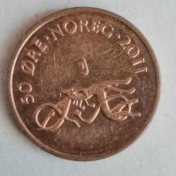 NORVEÇ  2011  50  ÖRE