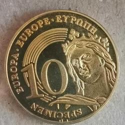 SETTEN ÇIKMA   SPECIMEN  ANDORRA  2004     10  EURO CENT    FANTAZİ PARA