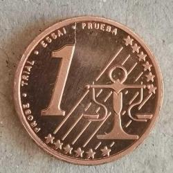 SETTEN ÇIKMA SPECIMEN  SLOVENYA   2004     1  EURO  CENT     FANTAZİ PARA