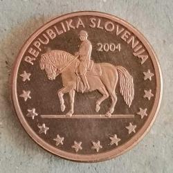 SETTEN ÇIKMA SPECIMEN  SLOVENYA   2004     1  EURO  CENT     FANTAZİ PARA