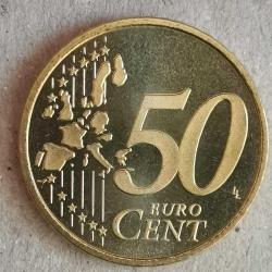 SETTEN ÇIKMA  HOLLANDA  2001    50  EURO CENT