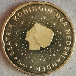 SETTEN ÇIKMA  HOLLANDA  2001    20  EURO CENT