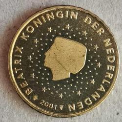 SETTEN ÇIKMA  HOLLANDA  2001    10  EURO CENT