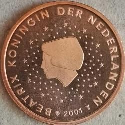 SETTEN ÇIKMA  HOLLANDA  2001    5  EURO CENT