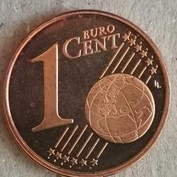 SETTEN ÇIKMA  HOLLANDA  2001    1  EURO CENT