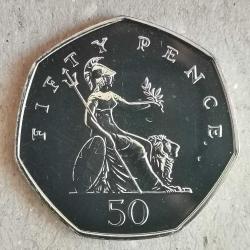 SETTEN ÇIKMA  İNGİLTERE  2005   50  PENCE     ÇİL