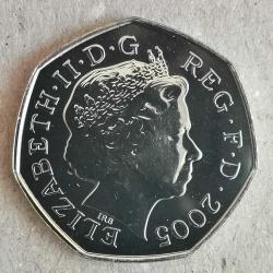 SETTEN ÇIKMA  İNGİLTERE  2005   50  PENCE     ÇİL