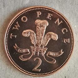 SETTEN ÇIKMA  İNGİLTERE  2005   2  PENCE     ÇİL