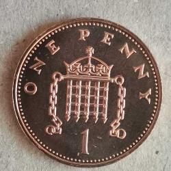 SETTEN ÇIKMA  İNGİLTERE  2005   1  PENCE     ÇİL