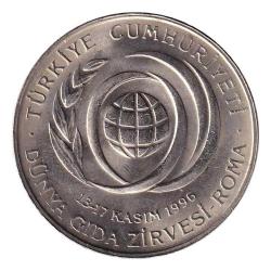 1996 Fao Dünya Gıda Zirvesi 50.Bin Lira Çil