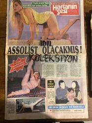 HAFTANIN SESİ GAZETESİ - DOĞUM GÜNÜ HEDİYESİ (TURKİSH - NEWSPAPER) -  21 EKİM 1988 - SAYI : 43 - TAM TAKIM 12 SAYFADIR -Banu Alkan-Gülşen Bubikoğlu-Nilgün Akçaoğlu-Taner Aşkın-Nihat Güner-Havva Kopan-Serpil Çakmaklı-Orhan Altan-Fulden Uras-Hasmet Zeybek-Mustafa Yılmaz-Osman Yağmurdere-Veysel Atasoy-Asım Ekren-Hülya Yiğitalp-Orhan Gencebay-Ceylan-Şehnaz Dilan-Can Apa-Mustafa Serdar-İsmail Berker-Agâh Özgüç-Muammer Özer-Nejat Saydam-Bülent Oran-Sungur Çapan-Tınaz Titiz-Kamil Çetin Kulabaş-Hüner Coşkuner-Hülya Süer-Hakan Aslan-Arif Susam-Cengiz Kurtoğlu-Erdoğan Özer-Salim Akın-Gökhan Güney-Hulusi Kentmen-Yavuz Figenli-Erol Taş-Yunus Bülbül-Çiğdem İşbilir-Celal Altıner-Ayşegül Aldinç-Emel Erdal-Hümeyra-Selmi Andak-Orhan Büke-Osman Yağmurdere-Ferdi Özbeğen-Harun Kolçak-Aşkın Nur Yengi-Cem Karaca-Sonay Oğuz-Nilüfer-Esmeray-Melih Kibar-Esin Engin-Şehrazat-Sezen Aksu-Ajda Pekkan-Pınar Kür-Atilla Atasoy-Hülya Yiğitalp-Seyyal Taner-Nükhet Duru-Sibel Egemen-Güneri Tecer-Banu Alkan-Osman Kavran-Me - İdil Koleksiyon