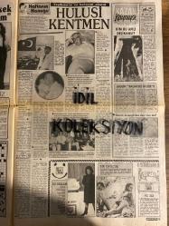 HAFTANIN SESİ GAZETESİ - DOĞUM GÜNÜ HEDİYESİ (TURKİSH - NEWSPAPER) -  21 EKİM 1988 - SAYI : 43 - TAM TAKIM 12 SAYFADIR -Banu Alkan-Gülşen Bubikoğlu-Nilgün Akçaoğlu-Taner Aşkın-Nihat Güner-Havva Kopan-Serpil Çakmaklı-Orhan Altan-Fulden Uras-Hasmet Zeybek-Mustafa Yılmaz-Osman Yağmurdere-Veysel Atasoy-Asım Ekren-Hülya Yiğitalp-Orhan Gencebay-Ceylan-Şehnaz Dilan-Can Apa-Mustafa Serdar-İsmail Berker-Agâh Özgüç-Muammer Özer-Nejat Saydam-Bülent Oran-Sungur Çapan-Tınaz Titiz-Kamil Çetin Kulabaş-Hüner Coşkuner-Hülya Süer-Hakan Aslan-Arif Susam-Cengiz Kurtoğlu-Erdoğan Özer-Salim Akın-Gökhan Güney-Hulusi Kentmen-Yavuz Figenli-Erol Taş-Yunus Bülbül-Çiğdem İşbilir-Celal Altıner-Ayşegül Aldinç-Emel Erdal-Hümeyra-Selmi Andak-Orhan Büke-Osman Yağmurdere-Ferdi Özbeğen-Harun Kolçak-Aşkın Nur Yengi-Cem Karaca-Sonay Oğuz-Nilüfer-Esmeray-Melih Kibar-Esin Engin-Şehrazat-Sezen Aksu-Ajda Pekkan-Pınar Kür-Atilla Atasoy-Hülya Yiğitalp-Seyyal Taner-Nükhet Duru-Sibel Egemen-Güneri Tecer-Banu Alkan-Osman Kavran-Me