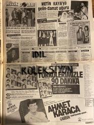 HAFTANIN SESİ GAZETESİ - DOĞUM GÜNÜ HEDİYESİ (TURKİSH - NEWSPAPER) -  29 OCAK 1988 - SAYI : 5 - TAM TAKIM 12 SAYFADIR -Erol ATAR-Bülent Ersoy-Cenap Aygün-Bahar Öztan-Oya Aydoğan-Hülya Avşar-Selahattin Alpay-Ahu Tuğba-Osman Soyer-Mustafa Ulusoy-Nafiz Kavi-Suha Kutlu-Hayri Küçük-Meral Sezgin-Dursun KARADAĞ-Julie Canton-Muazzez Abacı-Semra Özal-Seyhan Tütün-Ajda Pekkan-Yüksel Uzel-Emel Sayın-Niyazi Daymaz-Ergun Turgut-Deniz Akbulut-Michael DeBakey-Nevin Teoman-Seren Serengil-Öztürk Serengil-Candemir Bağdatlı-Özcan-Öztürk Serengil-Nevin Teoman-Seren Serengil-Kemal Özkan-Nilüfer Öz-Atilla Dorsay-Vecdi Sayar-Ömer Kavur-Sami Şekeroğlu-Hülya Koçyiğit-Kerim Evren-Necmi Türk-Ahmet Karaca-Ahmet Kaya-Nadia Comaneci-Naim Süleymanoğlu-Yasemin Evcim-Müzeyyen Senar-İlhan Cavcav-Ferhan Oğul-Cüneyt Arkın-Banu Alkan-Müjgan Jöntürk-Remzi Jöntürk-Altan Şenol-Suna Yıldızoğlu-Nebahat Çehre-Tarık Tarcan-Cemal Gencer-Yıldırım Gencer-Hayati Hamzaoğlu-Esmeray-Yeşim Gazitepe-Kaan-Semih Ekiciler