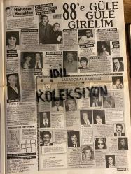 HAFTANIN SESİ GAZETESİ - DOĞUM GÜNÜ HEDİYESİ (TURKİSH - NEWSPAPER) -  1 OCAK 1988 - SAYI : 1 - TAM TAKIM 12 SAYFADIR -Ahu Tuğba-Hülya Avşar-Sibel Girayalp-Coşkun Sabah-Kadir İnanır-Elizabeth Jones-Sonia Viviani-İbrahim Tatlıses-Ali Topuz-Orhan Gencebay-Ferdi Tayfur-Leyla Adalı-Uğur Atakan-Emrah-Turgut Demirağ-Gülistan Güzey-Vasfi Rıza Zobu-Bedia Muvahhit-Semih Evin-Yılmaz Zafer-Perihan Savaş-Nükhet Duru-Dikran Masis-Kamil Sönmez-Nilgün Emre-Sezer Güvenirgil-Sibel Turnagöl-Kerem Alışık-Cecilya-Nil Burak-Türkan Şoray-Cihan Ünal-Pınar Avşar-Talat Bulut-Adile Naşit-Neslihan Yargıcı-Sibel İkiz-Cem Karaca-Toto Karaca-Haluk Bilginer-Zuhal Olcay-Aytaç Arman-Ferdi Tayfur-Necla Nazır-Türkan Şoray-Ahmet Selçuk İlkan-Agah Özgüç-Abdullah Gürel-Şener Işık-Belkıs Akkale-Cüneyt Arkın-Lokman Kondakçı-Orhan Elmas-Ali Özgentürk-Erden Kıral-Atıf Yılmaz-Ömer Kavur-Tarık Akan-Zeki Müren-Huri Sapan-Ali Sapan-Tunç Kemal-Sezen Cumhur Önal-Samantha Fox-Janet Jackson-Stephanie-Duran Duran-George Michael-Aretha