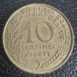 Fransa 10 Centimes 1967