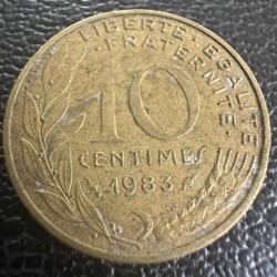Fransa 10 Centimes 1983