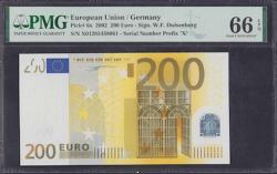 Almanya 200 Euro Çil. Duisenberg İmzalı