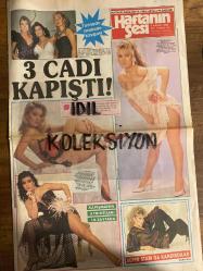 HAFTANIN SESİ GAZETESİ - DOĞUM GÜNÜ HEDİYESİ (TURKİSH - NEWSPAPER) -  4 KASIM 1988 - SAYI : 45 - TAM TAKIM 12 SAYFADIR -Seda Sayan-Hülya Süer-Sevtap Parman-Didem-Kadir İnanır-Sibel Turnagöl-Sibel Can-Selami Şahin-İpek Erdem-Merih Fırat-Selin Dilmen-Zeynep-Asım Ekren-Faruk Tınaz-Canan-Zerrin Özer-Okay Özbalcı-Yüksel Uzel-Emrah-Sevda Ferdağ-Çolpan İlhan-Gülriz Sururi-Füsun Önal-Tarık Akan-Ajda Pekkan-Juan Peron-Eva-Zuhal Olcay-Ali Bars-Ferdi Tayfur-Necla Nazır-Ahmet Selçuk İlkan-Ünal Küpeli-Leyla Somer-Hülya Koçyiğit-Hakan Balamir-Talat Bulut-Şerif Sezer-Müjde Ar-Türkan Şoray-Kadir İnanır-Metin Erksan-Atıf Yılmaz-Oğuz Tunç-Gökben-Atik Berberoğlu-Mory Kante-Yusuf Nalkesen-Mahmut Oğul-Kerem Güney-Hasan Usta-İrfan Özbakır-Bilge Özger-Turhan Toksu-Kurtuluş-Hüseyin Emre-Selahattin Sarıkaya-İbrahim Tatlıses-Şevki Gürses-Ümit Sancaklı-Olcay Sancaklı-Uğur Böcekleri-Zeki-Yalçın-Bilal Yarici-Celal Yarici-Halil Taşkın-Tacettin Aktaş-Yaşar Özel-Emel Uysal-Gülnur-Hacı Arif Bey-Serap Mutlu Akbulut-Can