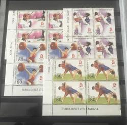 LOT.9 » 2008 OLİMPİYAT OYUNLARI PEKİN 4 LÜ BLOK - KATALOG NO.4086/4089