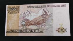 1987 YILI PERU  500 İNTİS A SERİSİ    HİÇ KULLANILMAMIŞTIR.
