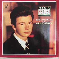 Rick Astley / When I Fall In Love - My Arms Keep Missing You / Germany 1987 / 12'' 45rpm Maxi / *Downtempo, Synth-pop*