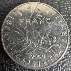 Fransa ½ Frank 2000
