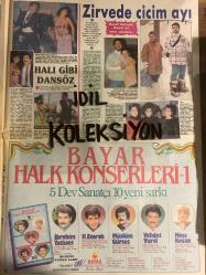 HAFTANIN SESİ GAZETESİ - DOĞUM GÜNÜ HEDİYESİ (TURKİSH - NEWSPAPER) -  5 ŞUBAT 1988 - SAYI : 6 - TAM TAKIM 12 SAYFADIR -Türkan Şoray-Müjde Ar-Agah Özgüç-Nebahat Kural-Şener Şen-Ertem Eğilmez-Tanju Korel-Arzu Aydın-Kadir İnanır-Banu Alkan-Pembe Mutlu-İbrahim Tatlıses-K Emrah-Müslüm Gürses-Vahdet Vural-Mine Koşan-Sibel Can-Nilüfer Öz-Erdilng Öz-Gamze Öz-Sadık Aslan-İlhan Öncü-Hülya Koçyiğit-Ender Alkoçlar-Engin Işkur-Gülşah-Neşe Aksoy-Nuray Hafiftaş-Burhan Bayar-Nasır Muhammed-Tekin Akmansoy-Sezen Cumhur-Arzu Akmansoy-Ayşegül Aldinç-Selen Büke-Murat Özgü-Yesim Gazitepe-İbrahim Tatlıses-İzidor Mizrahi-Zeki Müren-Safiye Ayla-Orhan Gencebay-Esin Engin-İlhan İrem-Cem Karaca-Ahmet Selçuk İlkan-Sami Hazinses-Attila Atasoy-Erol Tezeren-Şükran Güngör-Yıldız Kenter-Tefvik Gelenbe-Gazanfer Özcan-Gönül Ülkü-Ercan Yazgan-Eşref Kolçak-Harun Kolçak-Kayahan-Sezen Aksu-Bilgen Bengü-Zeki Alasya-Metin Akpınar-Bülent Akarcalı-Mehmet Ali-Yılmaz Zafer-Duygu Emre-Hülya Süer-Ajda Pekkan-Gülşen Bubikoğlu-Nesrin