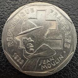 Fransa 2 Frank 1993. Ulusal Direniş Hareketi’nin Kuruluşunun 50. Yılı. Tedavül/Hatıra