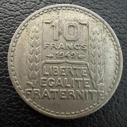 Fransa 10 Frank 1949